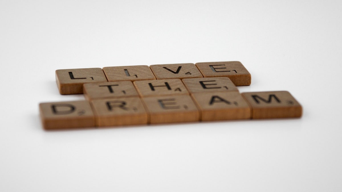 scrabble, scrabble pieces, lettering, letters, wood, scrabble tiles, white background, words, quote, letters, type, typography, design, layout, focus, bokeh, blur, photography, images, image, live the dream, plan ahead, dream, plan then do, work for your dreams, do not give up, keep going, never give up, live life, live intentionally, intentionality, mindfulness, yolo, carpe diem, seize the day,